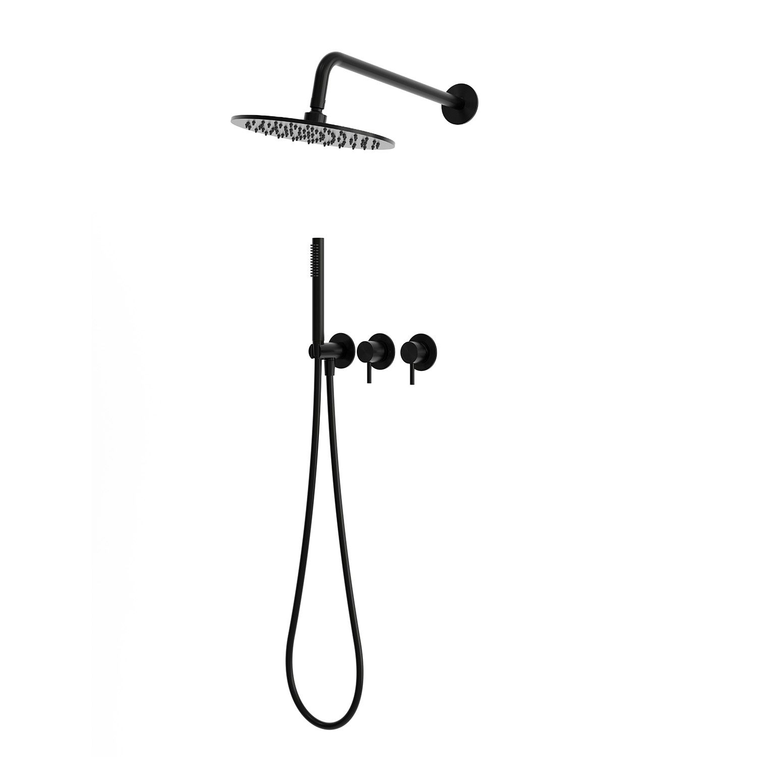 KIT-DOCCIA-PARETE-25-NERA - Image 2