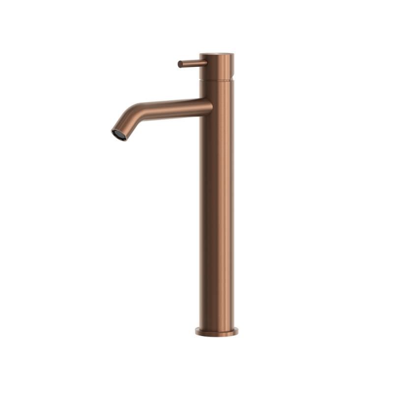 RUBINETTO-LAVABO-LEVANTE-ALTO-ORO-ROSA - Image 2