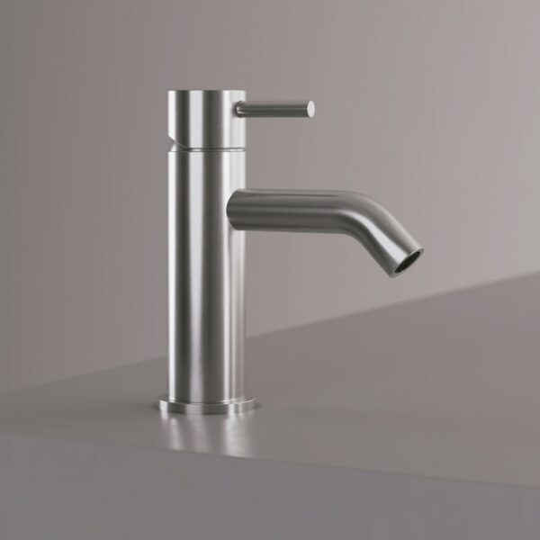 RUBINETTO-LAVABO-LEVANTE-BASSO-INOX