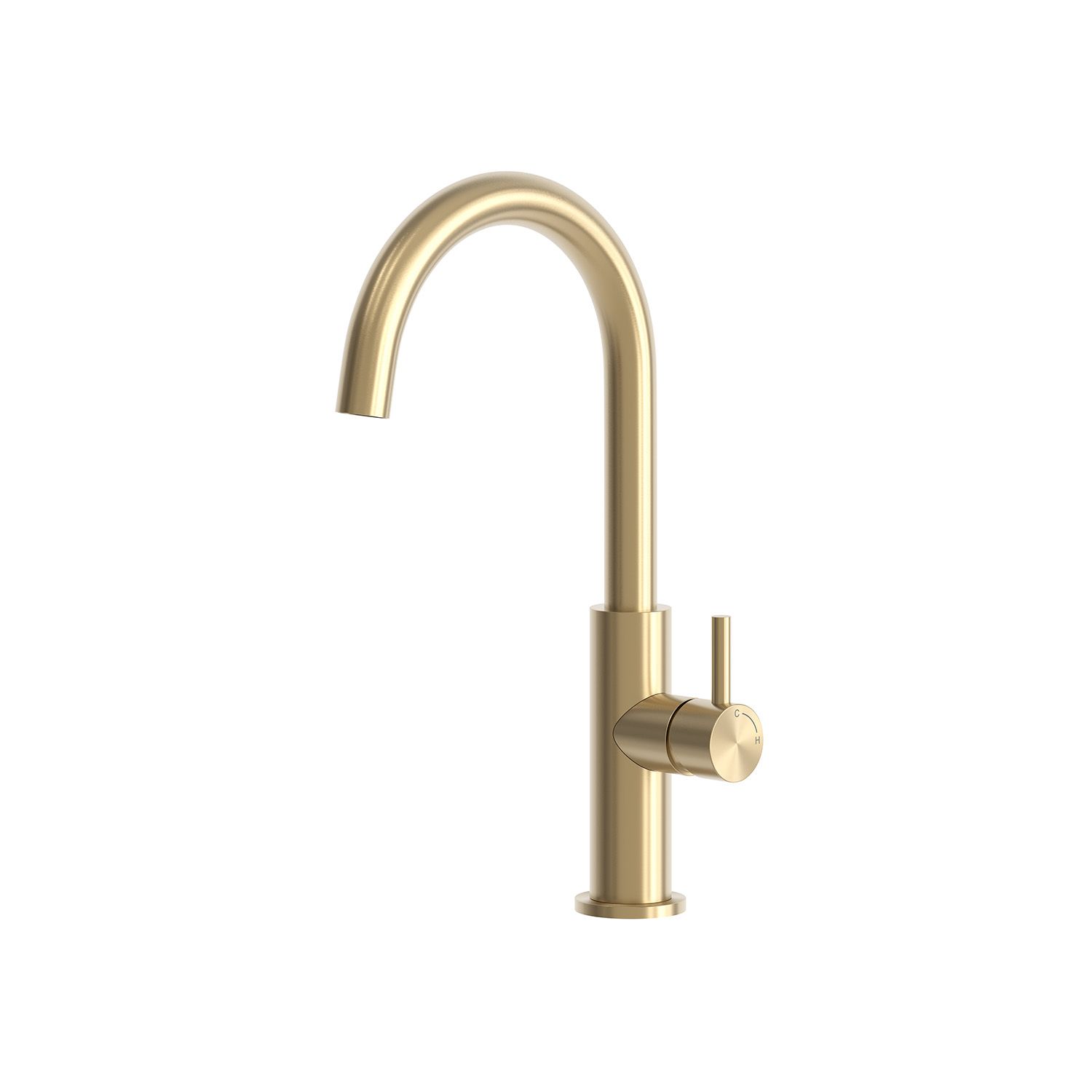 RUBINETTO-LAVELLO-LEVANTE-ALTO-ORO - Image 2